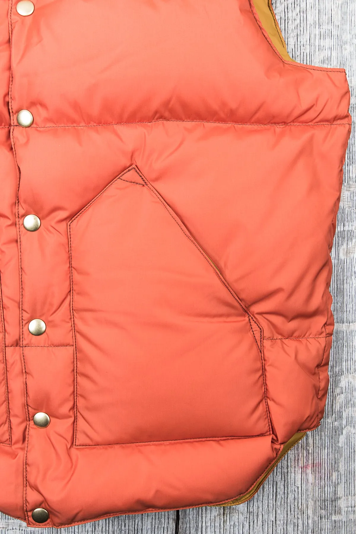 Warehouse & Co x Rocky Mountain Featherbed Down Vest Brick