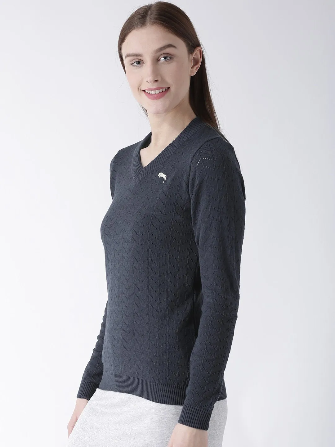 Womens Full Sleeves Cotton Casual Sweater