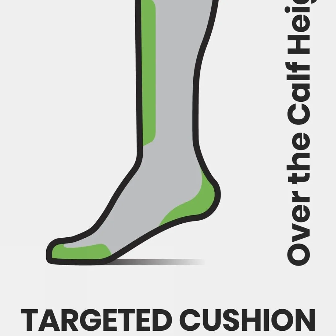 Womens Ski Targeted Cushion OTC Socks 