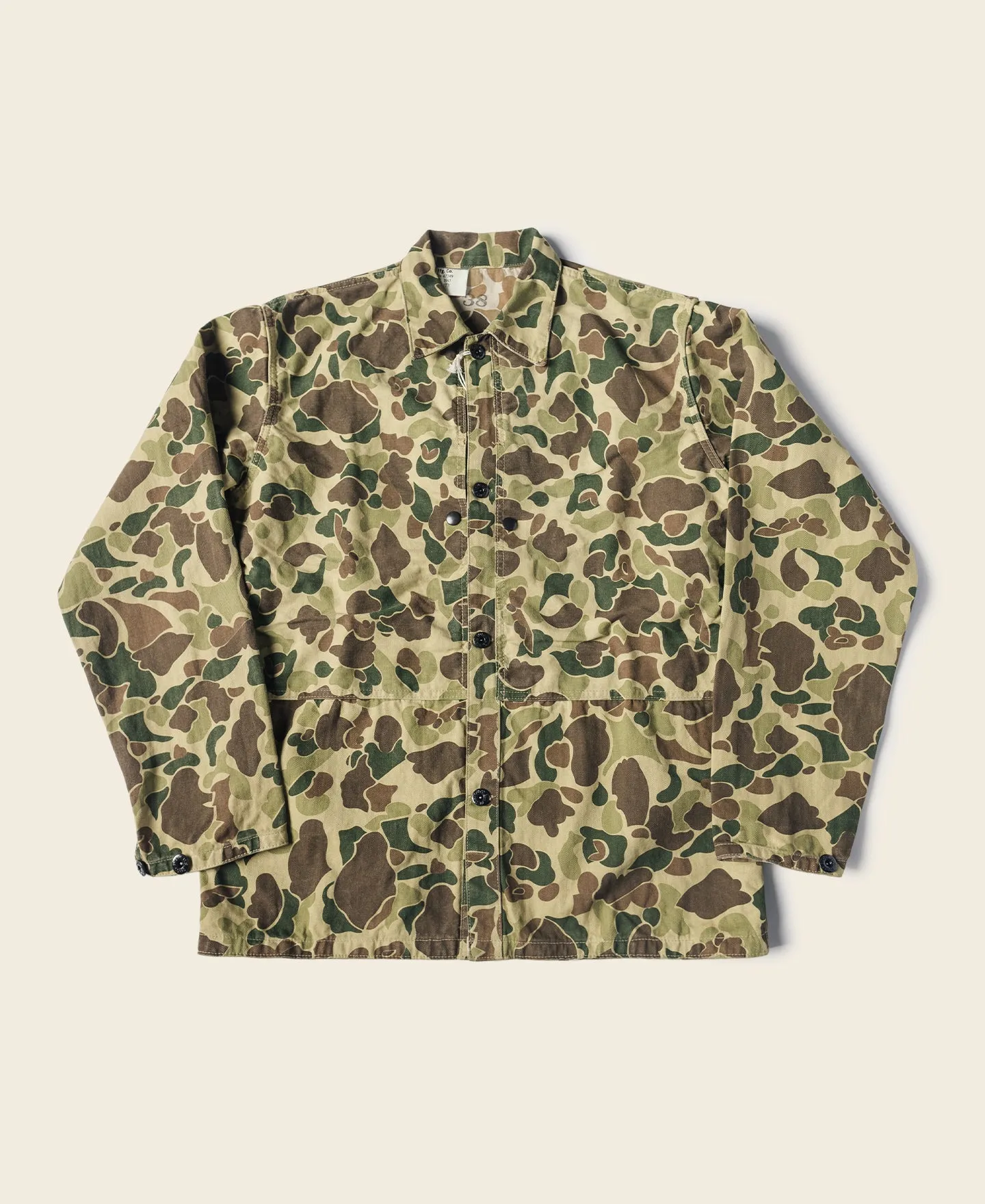 WWII USMC Type P-44 HBT Duck Hunter Camo Jacket