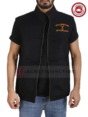 Yellowstone John Dutton Black Vest