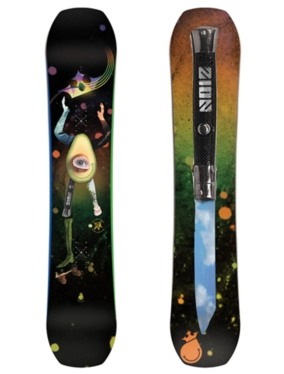 Zion Zany Earth Series Snowboard 2014