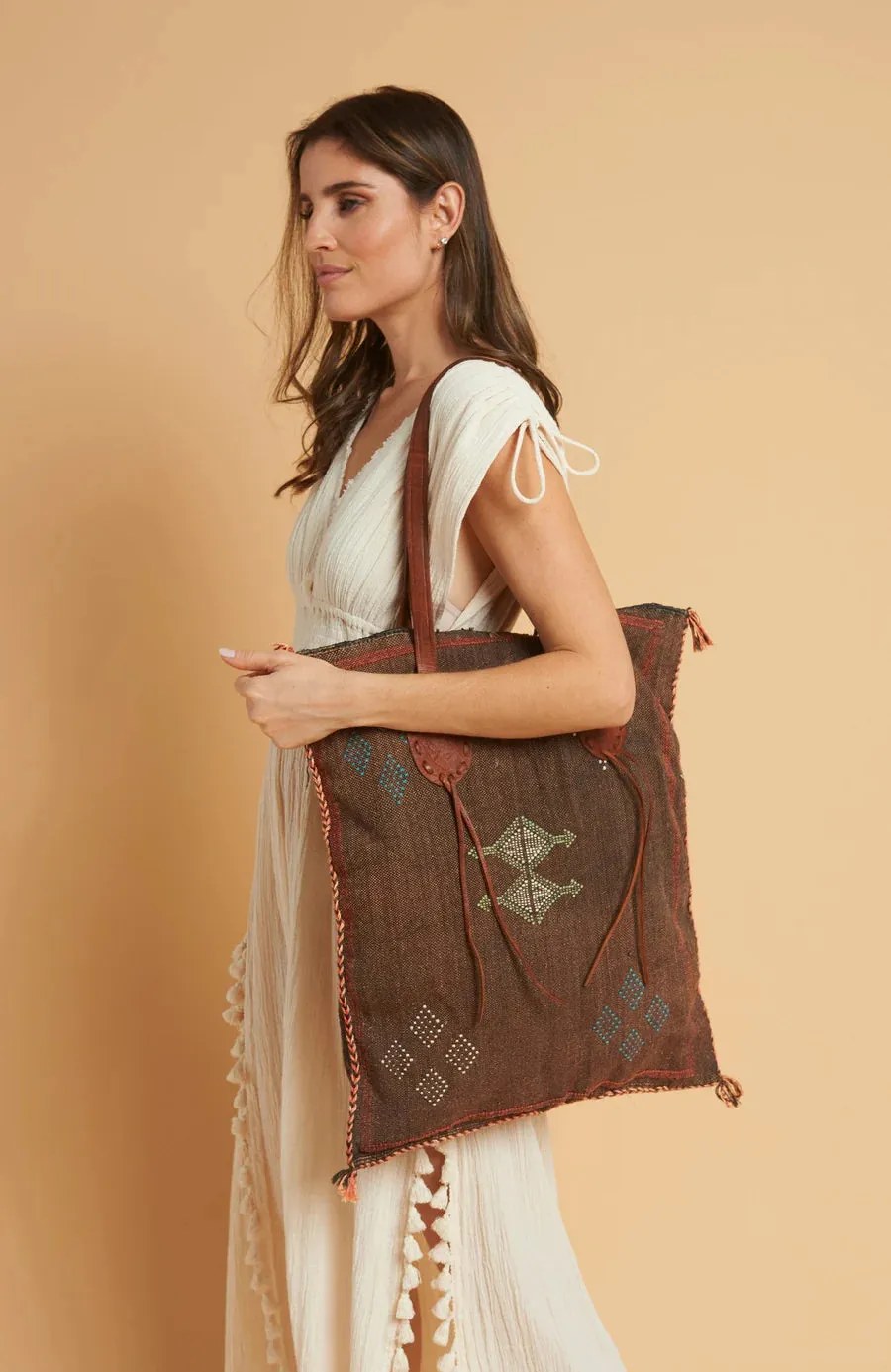 Z&L Europe Morocco Kilim Shoulder Bag